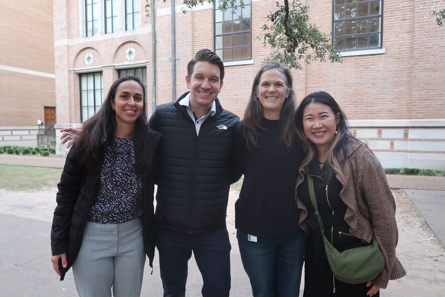 Christina Lagos Triantaphyllis ’08, Dr. Alex Bonnel '10, Prof. Maria Oden, & Christine Luk '18