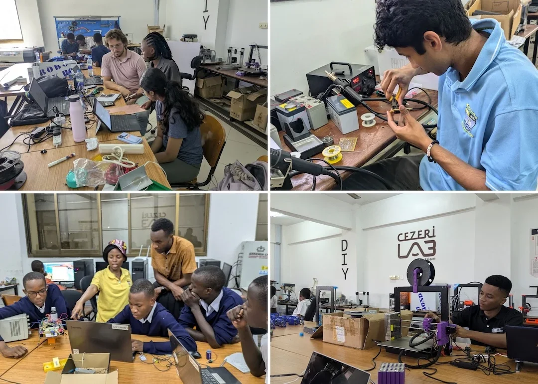 Students designing innovation