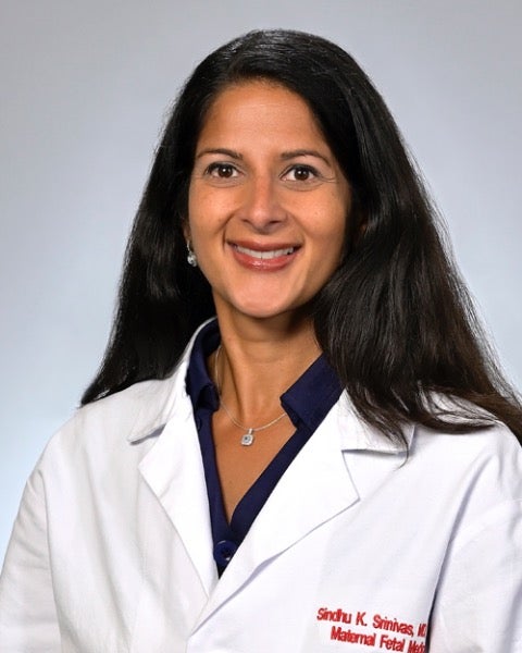 Dr. Sindhu Srinvas Headshot