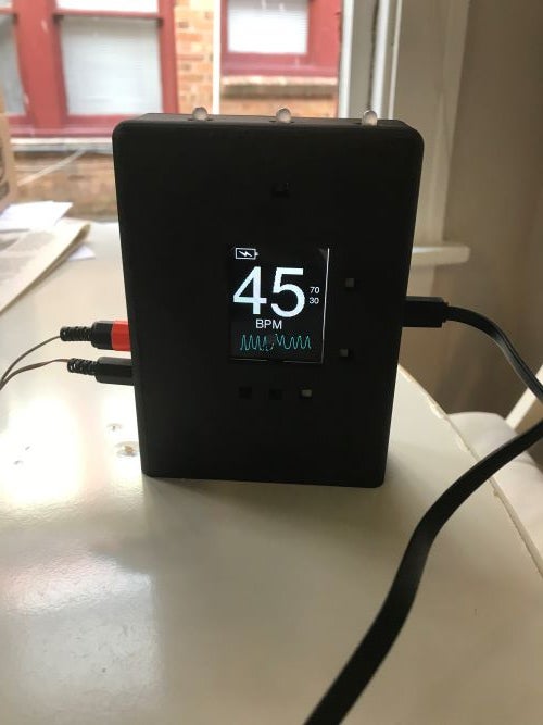 An ealry iteration of the BreathAlert belt