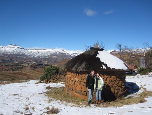 Andrea during her internship