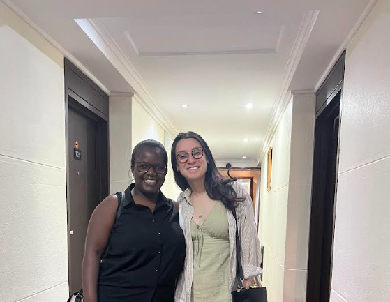 Sylvie and her co-fellow, Christina Samuel 